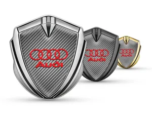 Audi Car Logo Badges Minimal Style Universal Fit